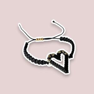 Pulsera Tejida Corazón