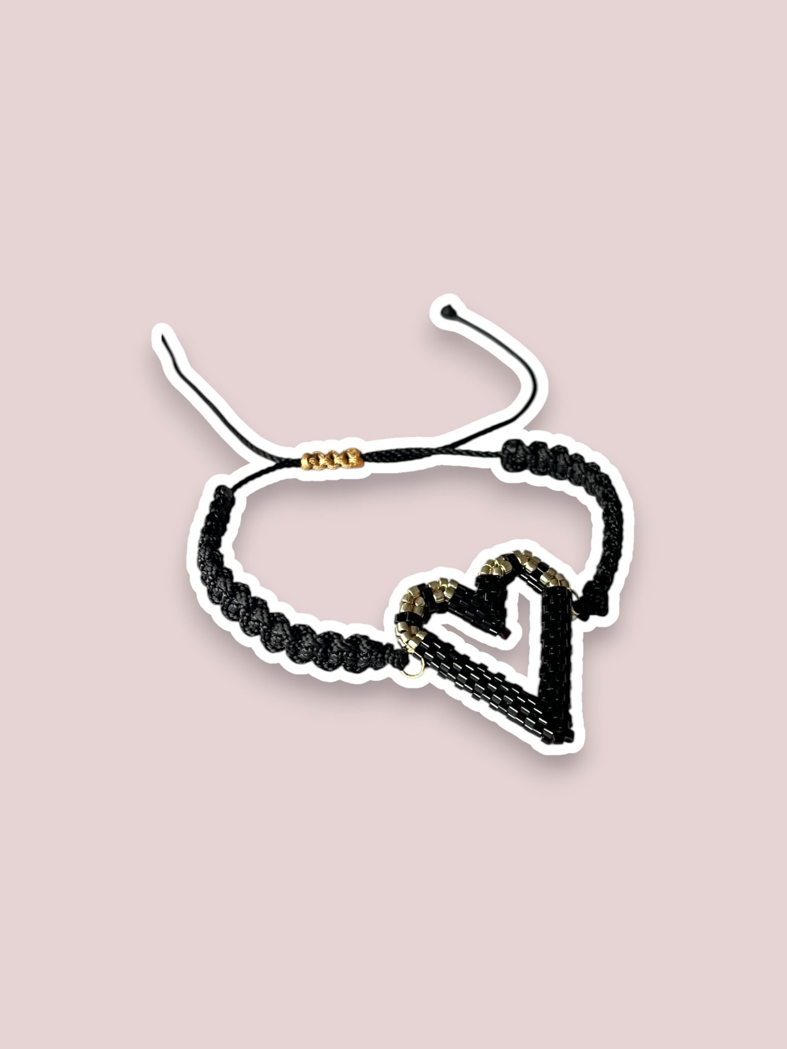 Pulsera Tejida Corazón