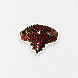 Anillo Tejido Corazon