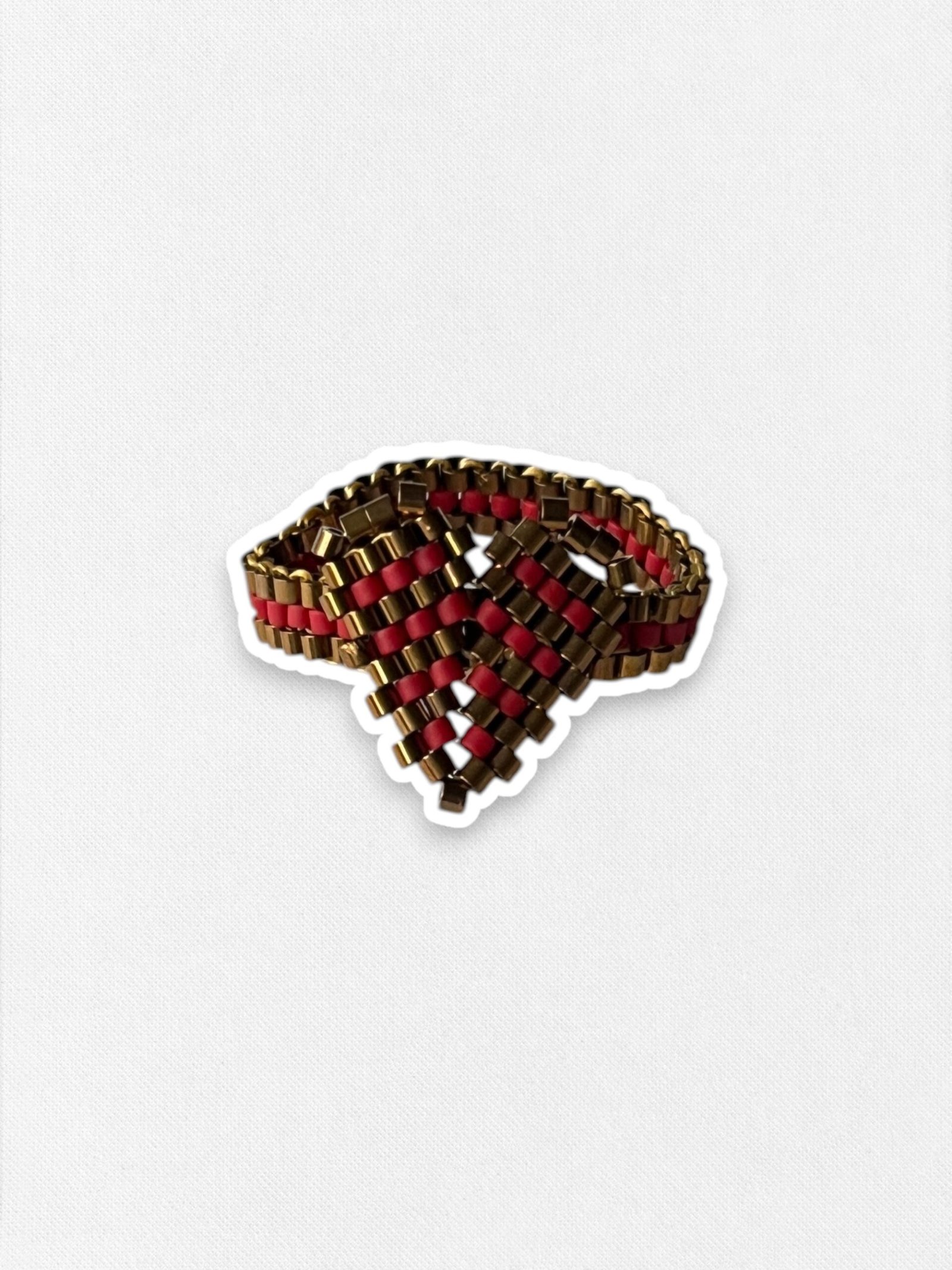 Anillo Tejido Corazon