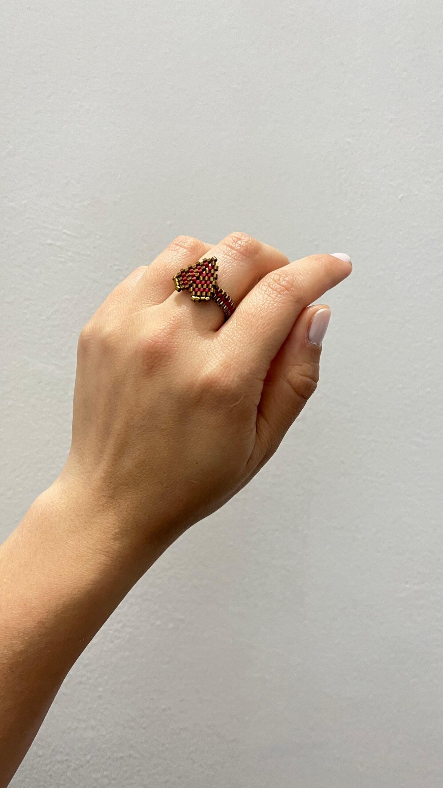 Anillo Tejido Corazon - Imagen 2